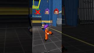 Rumi 999IQ VS POLICE JR 2 PLAYER ESCAPE 🧠 #roblox #shorts