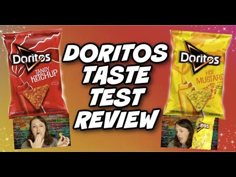 Doritos Tangy Ketchup and Doritos Hot Mustard Chips Taste Test Review