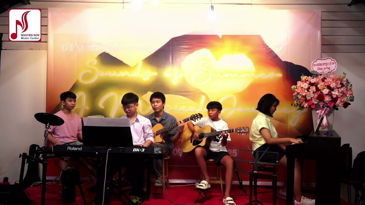 Quien Sera - Sway Hòa tấu Drum Organ Piano Guitar Band thiếu nhi
