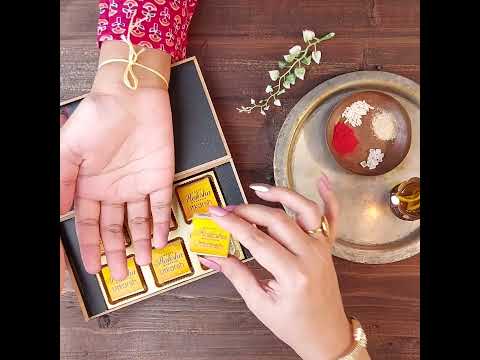 Personalised Chocolates Gifts for Rakhi by CHOCOCRAFT