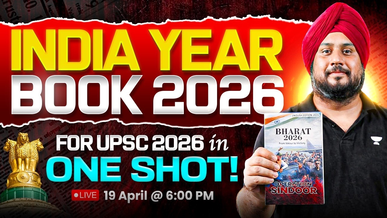 India Year Book 2026 Marathon | Bharat 2026 Complete Coverage | UPSC Prelims 2026 | Navdeep Singh