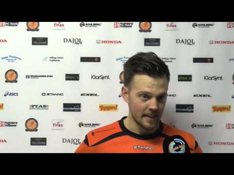 HIBF-TV: Fredrik Sjöstedt efter 5-3 segern hemma mot FBC Lerum
