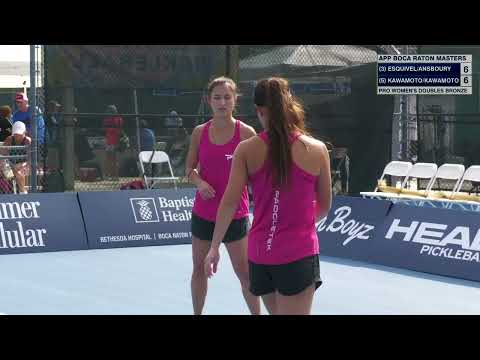 2022 Boca Raton - Women's Doubles Bronze Medal Match