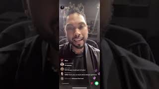 Miguel sings Girl With A Tattoo acapella style on his Live TikTok stream 11/30/2020