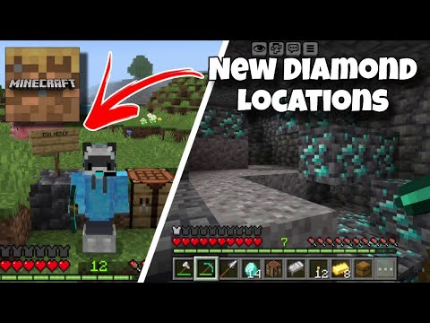 New Diamond Location in Minecraft Trial (New Update)