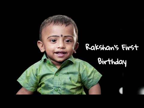 Rakshan First Birthday video