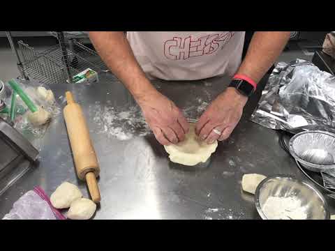 Pie Dough Rolling--mini 5 inch pies--Blind Bake process
