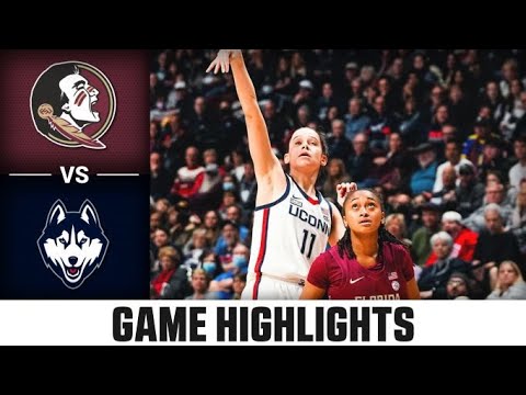Florida State vs. UConn Women's Basketball Highlights (2022-23)