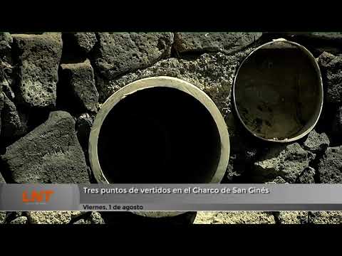 Tres puntos de vertidos en el Charco de San Ginés 