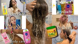 Affordable shower routine خرجت كنشعل رويتين للعانية بالشعر و الجسم