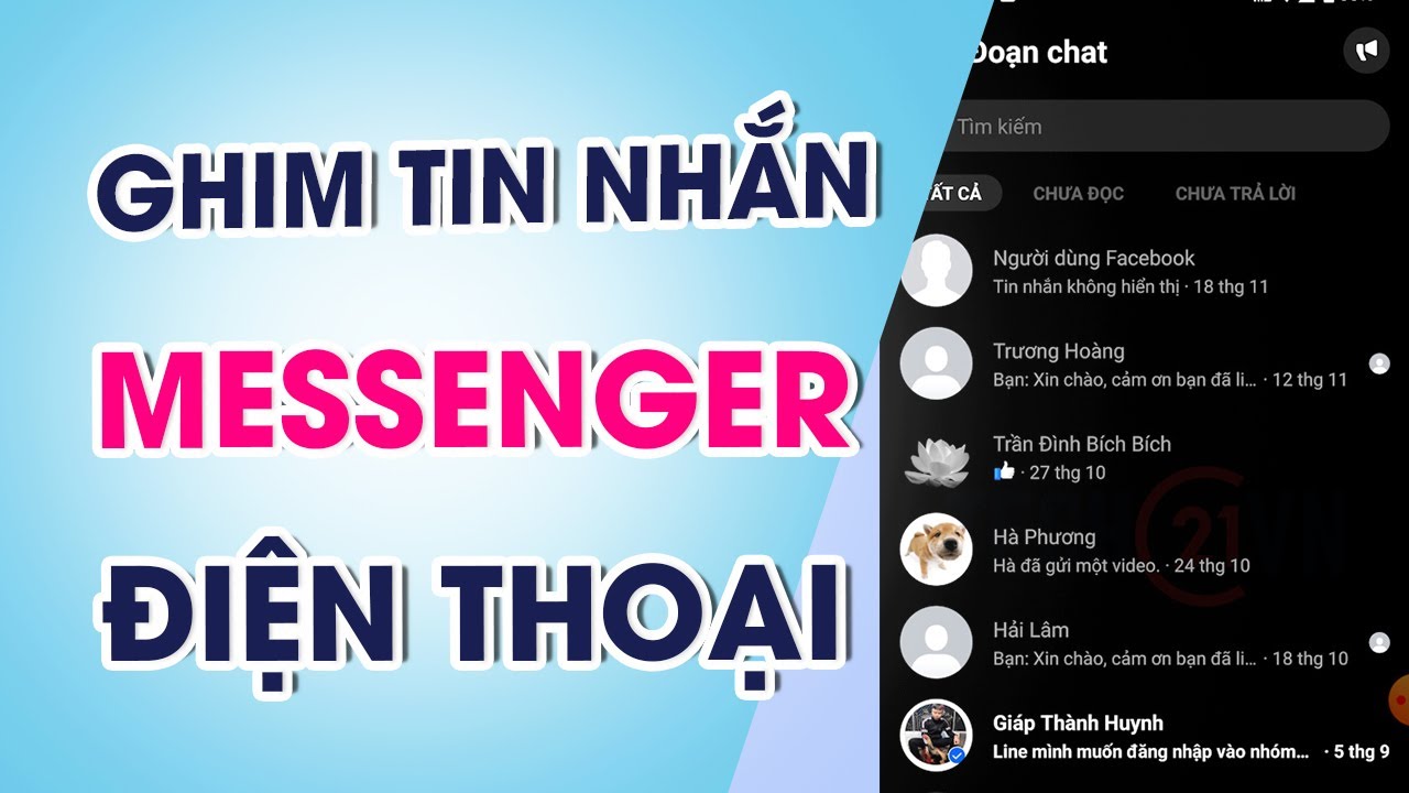 Cách ghim tin nhắn trên Messenger trên điện thoại Android, iPhone