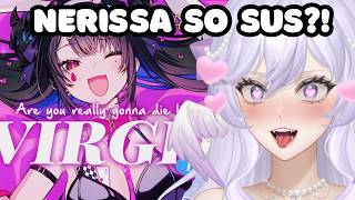 ITS SO SUS ! Vtuber reacts to【ENGLISH COVER】Rabbit Hole Nerissa Ravencroft