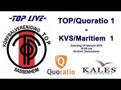 TOP/Qouratio 1 tegen KVS/Maritiem 1, zaterdag 14 februari 2015