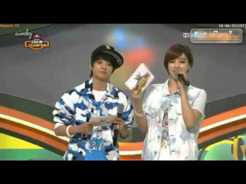 130522 MC F(x) Amber T-ara Eunjung cut 1