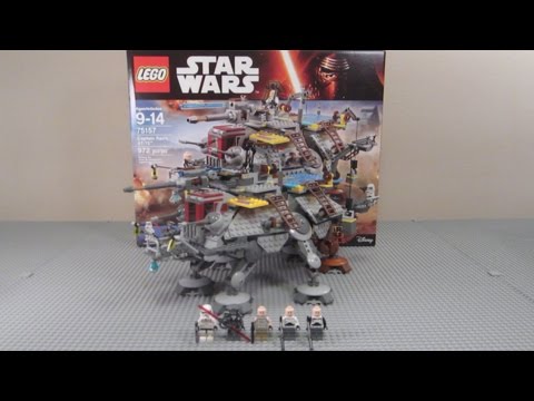 LEGO Star Wars 75157 "Captain Rex's AT-TE" Review! (Summer 2016 Set!)