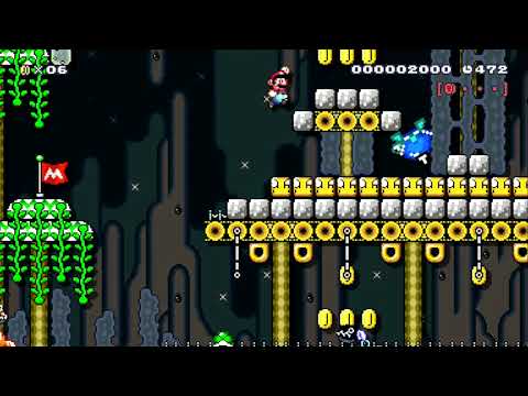 World Z-3 Midnight Hills by TheLaw ~ SUPER MARIO MAKER ~ NO COMMENTARY 1be