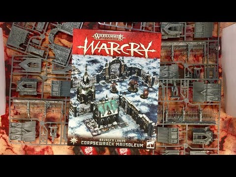 WARCRY Corpsewrack Mausoleum Terrain Set