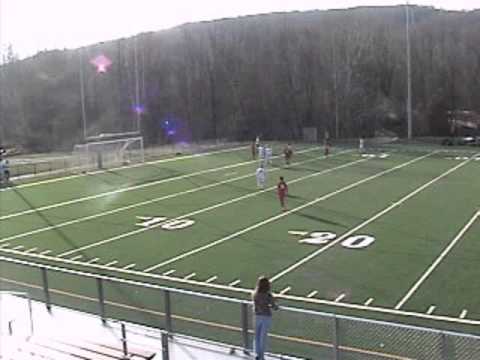 Quick indirect soccer kick