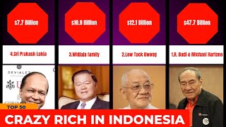 Top 50 Crazy Rich In Indonesia (2023)