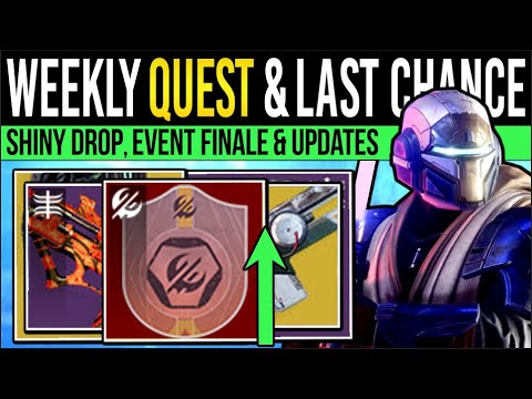 Destiny 2: NEW WEEKLY QUEST & FINAL CHANCES! Shiny DROP, Dawning Concludes, Bungie Updates (30 Dec)