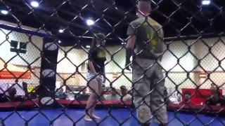 US marine takes on bjj girl