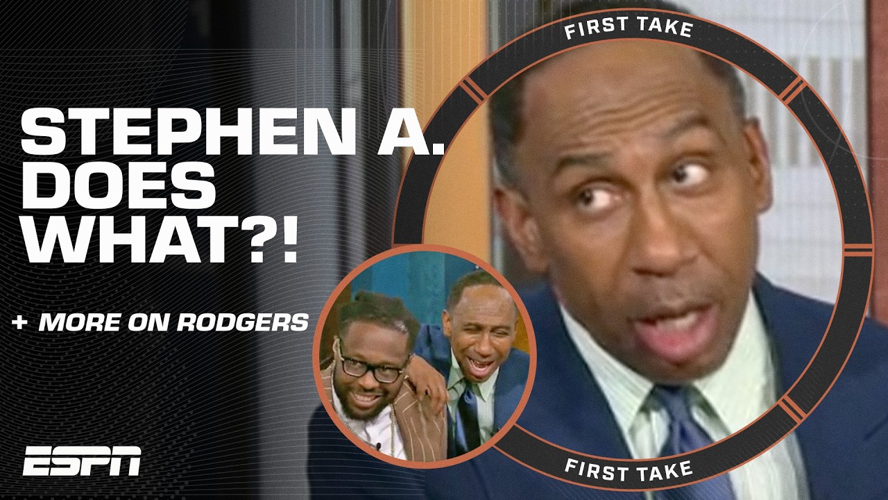Stephen A. almost walks off the set laughing because of WHAT?! 😭 | First Take