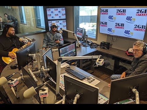 Mr Cowboy 62 (Sam Ah Chookoon) performs 'Grandpa' live on The Ray Hadley Morning Show