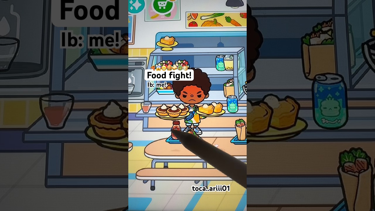 𝐅𝐨𝐨𝐝 𝐟𝐢𝐠𝐡𝐭!😱 #fypシ #tocaboca #toca #tocalifeworld #tocabocagames #aesthetic #cute