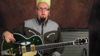 Gretsch Country Club cadillac hollowbody guitar demo bigsby