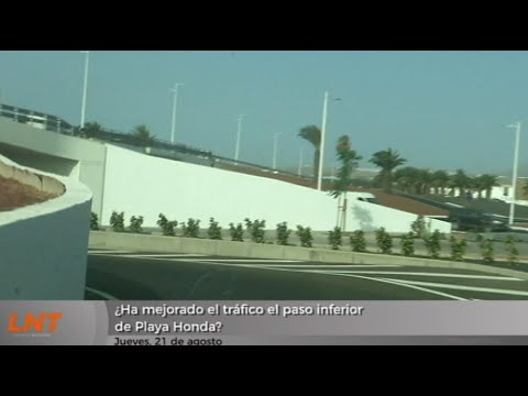 ¿Ha mejorado el tráfico el paso inferior de Playa Honda?