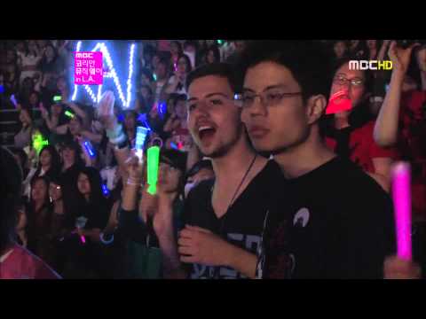 【SMTOWN】120719 MBC Korean Music Wave in LA  EXO - MAMA