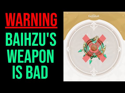 WARNING: Skip Baizhu's Jadefall's Splendor Weapon in Genshin Impact