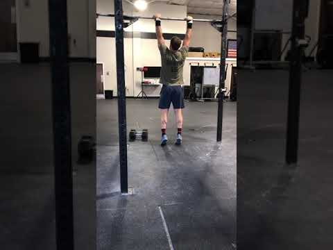 American Adam Klink in CrossFit Open Workout 20.2