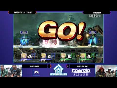 Typo @ The Lab - ScAtt/Sonido vs Hyper/SaltOne - Smash 4 Doubles Round Robin