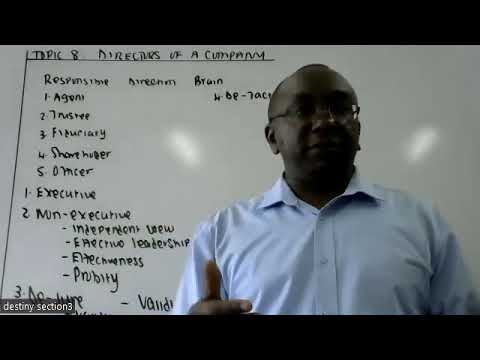 CO.LAW/TOPIC 8/COMPANY DIRECTORS/PART ONE/0720322961