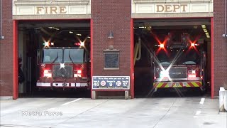 *FIRE* Chicago Fire Dept Engine 46 & Truck 17 Responding