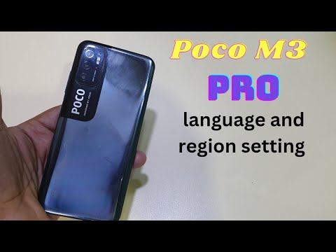 Mi Poco M3 pro language and Region change settings