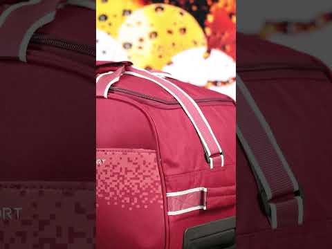 Lavie Sport Pixel Small Duffel With Wheels (Strolley) Black