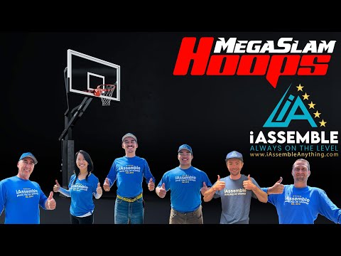 MEGASLAM BASKETBALL HOOP INSTALLER REVIEW #megaslam #iassembleanything 