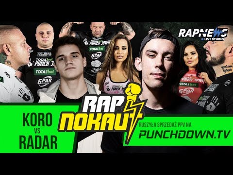 KORO vs RADAR | RAPNOKAUT na gali Punchdown | Oglądaj nowy turniej na żywo (link w opisie)