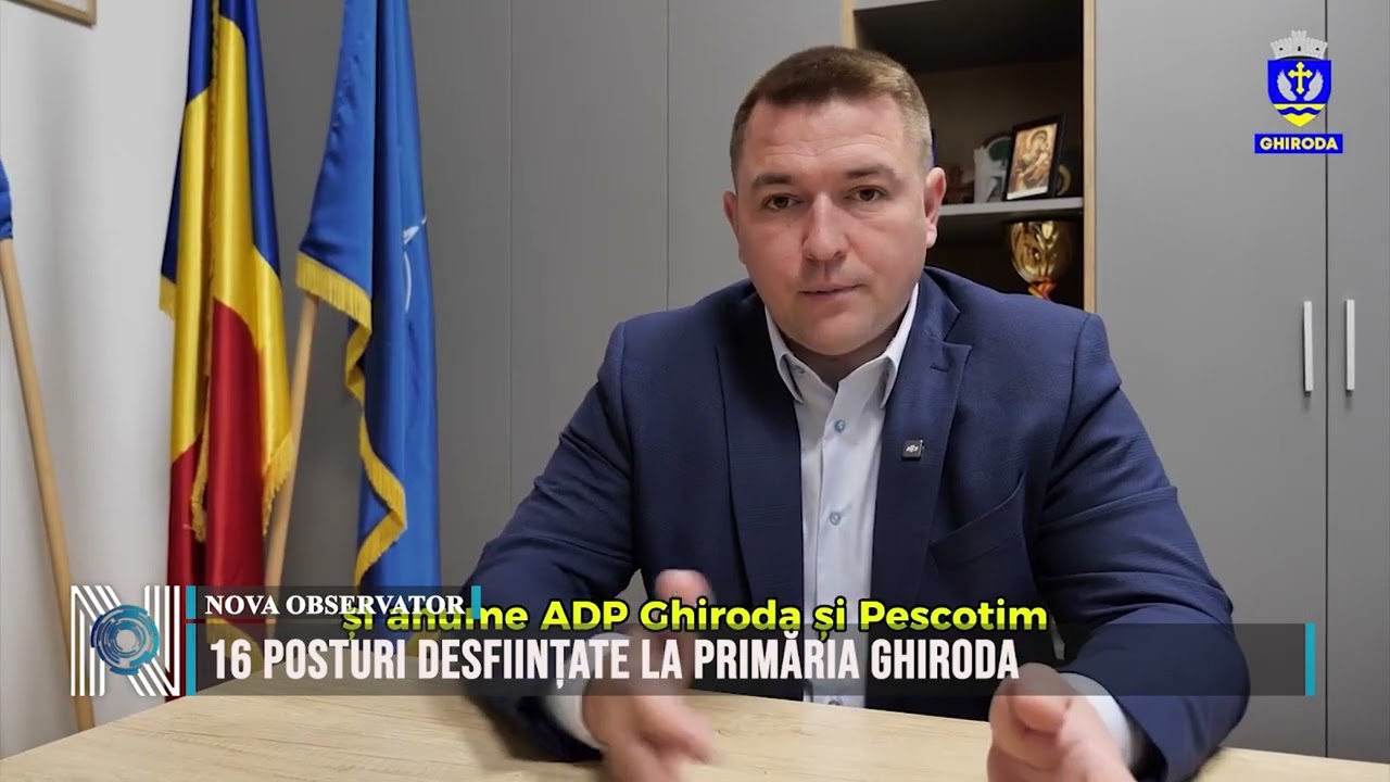 16 posturi desființate la Primăria Ghiroda