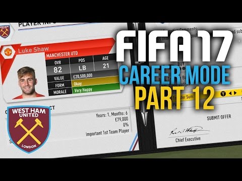 FIFA 17 Career Mode Gameplay Walkthrough Part 12 - BIG NEW SIGNING (West Ham)