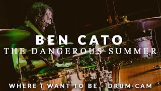 Ben Cato of The Dangerous Summer (Where I Want To Be - Drum Cam)