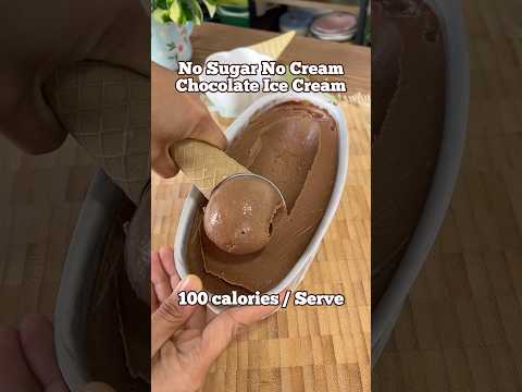 No sugar no cream No banana No Jaggery Ice Cream !!! Diet friendly Ice Cream. Under 100 calories