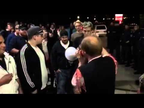 Sabotnik 2016 Ansprache vom Besitzer Polizei soll sich vom Gelände entfernen