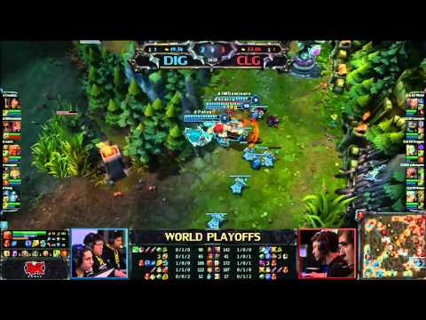 Game 7 - Team Dignitas (DIG) vs Counter Logic Gaming EU (CLG.EU) - League of Legends Playoffs