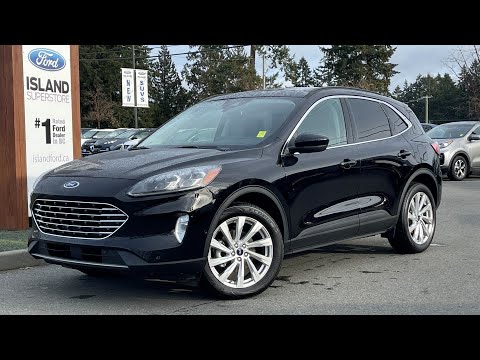 2022 Ford Escape Titanium Hybrid + Moonroof , NAV, AWD Review | Island Ford