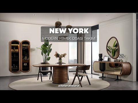 New York Modern Yemek Odası