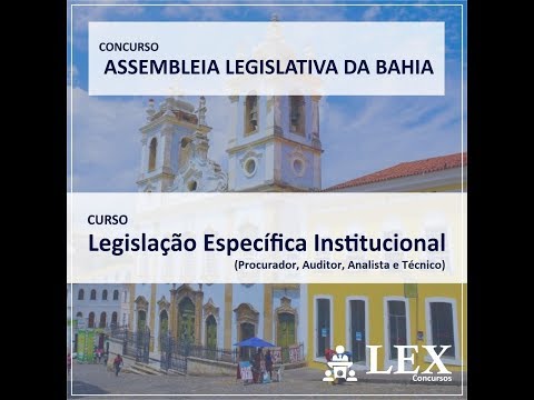 Concurso ALBA 2018 - Regimento Interno (Procurador, Auditor Analista e Técnico)