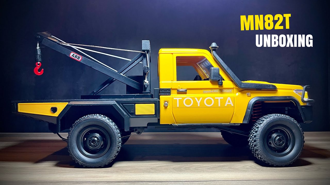 RC auto Land Cruiser Toyota s navijákem, červená | RCprofi.cz